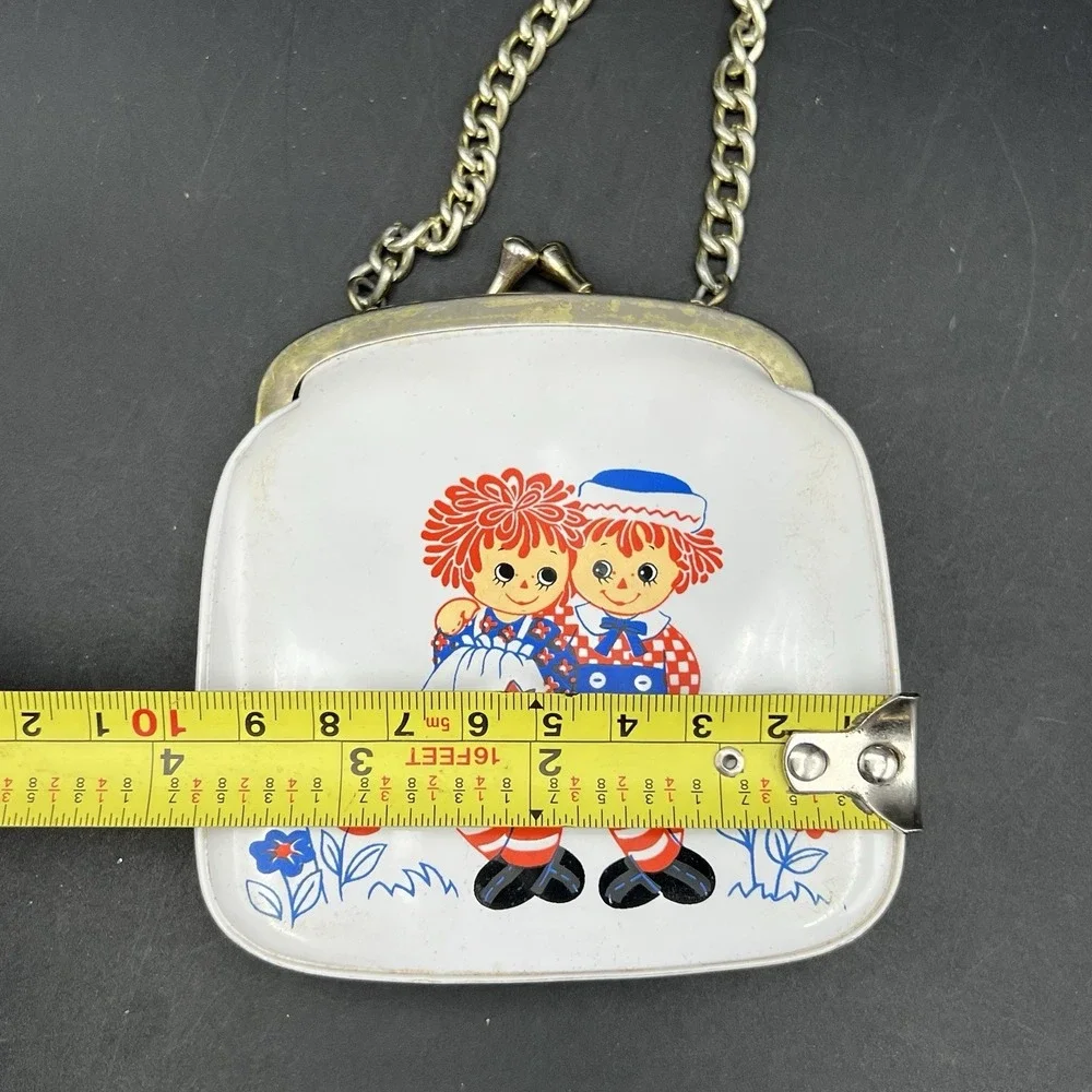 Vintage Hallmark Raggedy Ann Andy Change Coin Purse & Hair Barrette Set‎ Japan